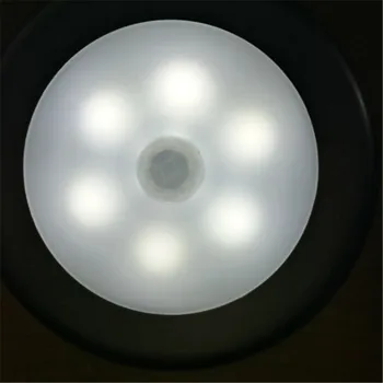 6 LED Šviesos Lempos PIR Auto Jutiklis Judesio Jutiklis Belaidis Infraraudonųjų spindulių Naudoti Namų Patalpų spintos/spintos/komodos/ laiptų
