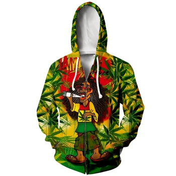 PLstar Kosmosas Vyrų palaidinukė 3D hoodies vyriški Marškiniai Harajuku Spausdinti Rock, Hip-Hop dainininkas Bobas Marley Reggae Drabužių streetwear-1