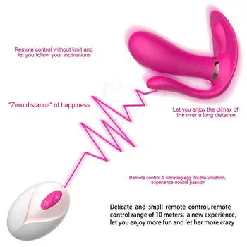 Nešiojami šildymo Drugelis Dildo Sekso Žaislai Moterims, Masturbator Klitorio Stimuliatorius Belaidžio Nuotolinio Valdymo Vibratorius Kelnaitės