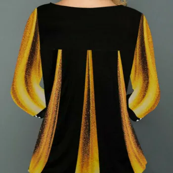 Moterų Ilgas Rankovėmis Prarasti Dryžuotas Kratinys Basic Classic Palaidinė Megztinis Megztinis Rudenį Atsitiktinis Marškinėliai
