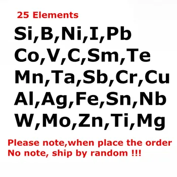 Įvairių Tipų Elementų Pavyzdžių Si B Ni I Pb, Co V C Sm Te Mn Ta Ag Nb Zn Sb Elementų Periodinės Lentelės Surinkimo Min 99%