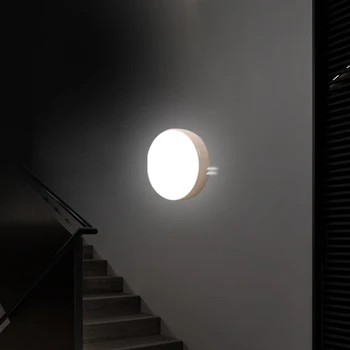LED Judesio Jutiklis Nakties Šviesos USB Įkrovimo Miegamojo Sienos Lempa, Laiptai Protingas Kūno Šviesos Jutiklis Lempos Ночники