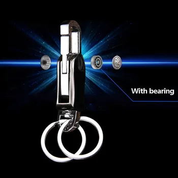 Naujas paprastas dizainas cool Vyrų Verslo Stiliaus Keychain Daugiafunkcinis Pulteliais Automobilių paketų prižiūrėtojų raktinę Key Chain Karšto Pardavimo dovana vyrams