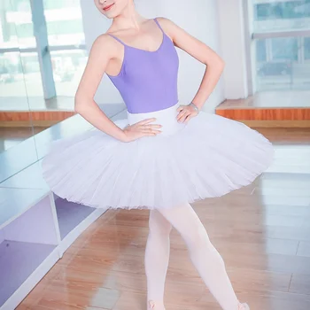 2020 Naujos Profesionalios Balerinos Tutu Sijonas Suaugusiųjų Klasikinio Baleto Kostiumas Tutu Šokių Suknelė 7 spalvų 6 sluoksnis sunku siūlai desig