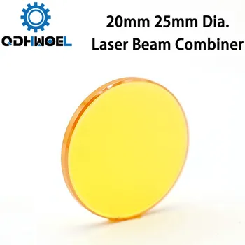 10.6 um Lazerio Spindulį Combiner objektyvas 20mm 25mm CO2 Lazerinis Graviravimas Pjovimo Staklės Reguliuoti Šviesos Kelią, ir, Kad Lazeris Matomas