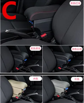 Automobilio Sėdynėje Už Hyundai Accent RB Solaris 2011-2016 centrinės Konsolės Laikymo Dėžutė Porankis 2012 2013