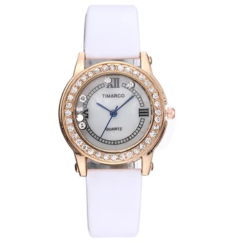 Moterų Cirkonio Laikrodžiai 2020 Naujas Stilingas Elegantiškas Pink Casual, Kristalinis Kvarcas Laikrodžio relojes para mujer