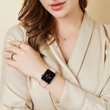 Dirželis apple watch band natūralios odos linijos 42mm 38mm watchband už iwatch 44mm 40mm serijos se 6 5 4 3 2 1 apyrankę diržas