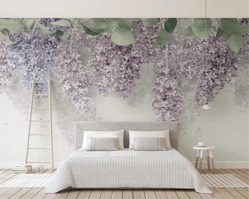 Beibehang Užsakymą tapetai, gėlių 3d HD gėlių vestuvių kambario fone sienų apdailai gyvenimo kambario, miegamasis 3d tapetai