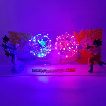 Dragon Ball Z Veiksmų Skaičiai Gokas vs Vedžitas Led Statulėlės Žaislas DBZ Anime Dragon Ball Super Kamehameha Kolekcijos Modelis Žaislai