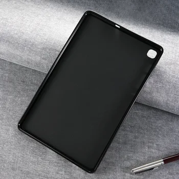 Minkštos TPU Juoda Balta Apsaugos Case For Samsung Galaxy Tab A7 10.4 colių SM-T500/T505 Silikono Anti-scratch, Anti-slip Tablet Atveju