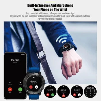 Smart Žiūrėti Sport Fitness Tracker Elegantiškas Žiūrėti 1.3 colių IPS Ekranas, Bluetooth, Patogus Elementas Zeblaze VIBE 6