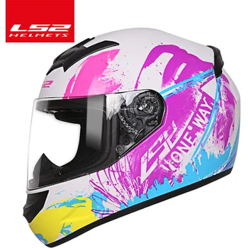 Originalus LS2 FF352 visą veidą motociklo šalmas Miesto motociklas lenktynėms Šalmai, motoroleriai šalmas casco moto capacete casque