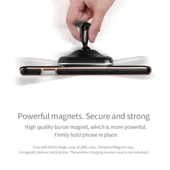 Nillkin Qi 10W Magnetinio Automobilių Belaidžio Įkrovimo iPhone 11 Pro Max SE 2020 m. 8 Plus X XR XS Max Greitai, Automobilinis Telefono Laikiklis, Įkroviklis