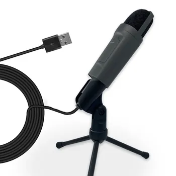 3.5 mm/USB Kištukas Darbalaukio Laidinis Mikrofonas Žaidimų/Dainavimas/Transliacija/Įrašymas