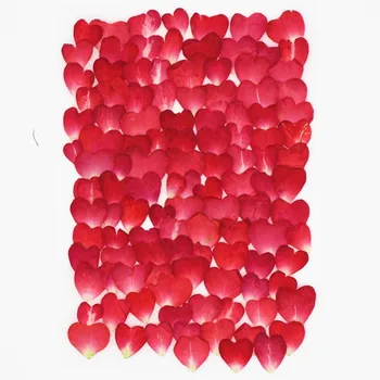 Širdies formos ROSE ŽIEDLAPIS džiovintų presuotų gėlių Apranga Vestuvių Kortelės Apdailos nemokamai siunta 200pcs