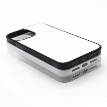 10vnt Sublimacijos TPU Tuščią telefoną padengti guma atveju iphone 12 12 mini pro 11 xs max 6s 7 8 xr su Aliuminio įdėklais