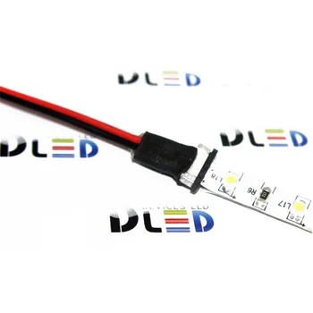 Maitinimo jungtis LED juostos SMD 2835/3528/3014/5050/5630 su PCB 8 mm / 10 mm