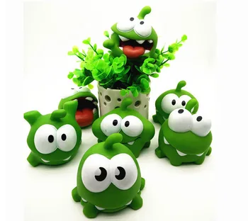 1 kikker vinilo, gumos android spel pop snijkraad om nom saldainiai verslindende monstras speelgoed figuur kūdikių bb geluid speelgoed