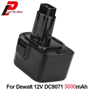 12V 3.0 Ah NI-MH elektrinių įrankių baterijų keitimas Belaidžius ieskoti Dewalt:DW904K,DW917,DC9071,DE9037,DE9501,DC981,DE9072,DE9075