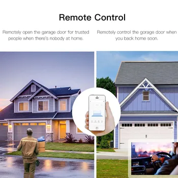 WiFi Smart Garažo vartų Valdiklis Atidarytuvas Smart Gyvenimas/Tuya APP Nuotolinio Suderinama Su Alexa Echo 