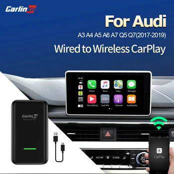 Carlinkit 2.0 CarPlay Belaidžio Audi A1 A3 A4 A5 A6 A7 A8 Q2 Q3 Q5 Q7 S4 MMI Carplay2Air Adapteris Aktyvatorius USB Raktą 