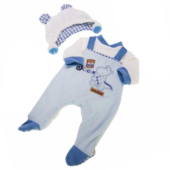 Daug įvairių stilių Lėlės drabužių rinkinys, skirtas 50-60CM bebe kūdikių lėlės reborn bamblys mergina dress visus medvilnės drabužius