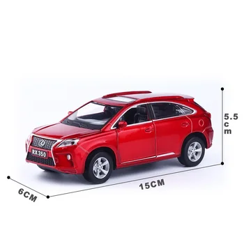 Aukštos Modeliavimas Išskirtinį Diecasts&Žaislinės Transporto priemonės: ShengHui Automobilių Stilius LEXUS RX350 Prabangus VISUREIGIS 1:32 Lydinio Automobilio Modelį Traukti Atgal, Automobilių