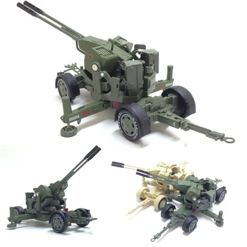 Aukštos kokybės, karinis modelis 1:35 masto Lydinio kovos su orlaivių patrankas traukos patrankos vaikams dovanų, žaislų originalo langelyje nemokamas pristatymas