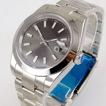4 modeliai Fashional Saphire Glass 40mm Sterilūs Dial Savęs Likvidavimo vyriški Žiūrėti Automatinė Vyrų Timewatch