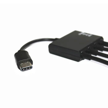 Tipas-C 4 Port Micro USB 