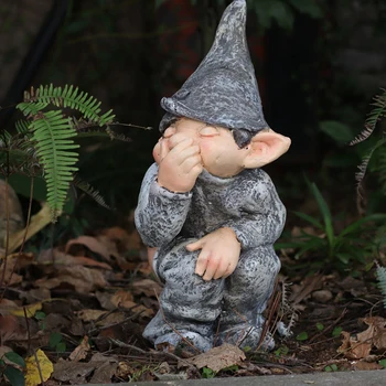 Europos Sodo Derva Modeliavimas Juokinga Gnome Miniatiūriniai Neklaužada Nykštukas Statulėlės Statula Ekranas Pelėsių Amatų Namų, Sodo Puošmena