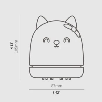 Nešiojamų Cute Cat Mini Stalo Dulkių siurblys, skirtas Staliniams Klaviatūros Švaresnis Kompiuteris