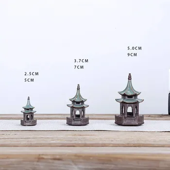 F Bonsai Pasakų Sodas Ornamentas, Keramika Pav Ge Yao Zen Reiškia Mažai, Vienuolis, Micro Kraštovaizdžio Namų Dekoro Priedai Arbatos Pet