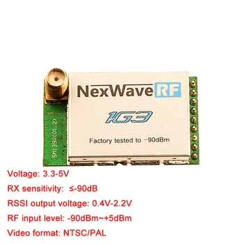 1Pc FSV2441 Nexwave 1G3 Vaizdo Akinius Gavimo Elektroninių Valdybos 1.3 G Akiniai Imtuvo Modulis su 4Ch RC FPV Matymo Sistema