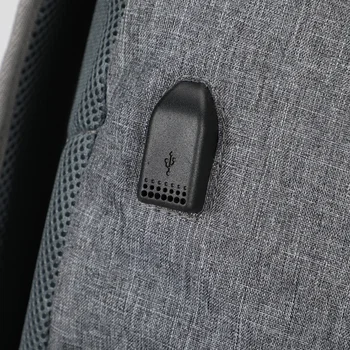 Nešiojamojo kompiuterio Kuprinė Vyrų Smart Kuprinė USB Biuro Verslo Back Pack Moterų Priežastinis Keliauti Mokyklos Kuprinė už Paauglys Pečių Maišą