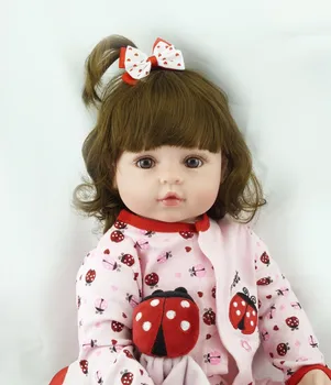 60cm, labai didelis 6-9Month atgimsta tollder Tikroviška lėlė naujagimiui Bonecas Bebe vaikas žaislas mergina silikono reborn baby doll