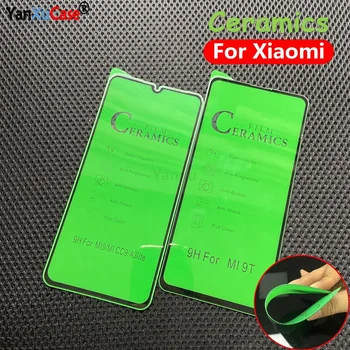 10vnt Keramikos Kino Minkšta Stiklo Xiaomi Mi Poco X3 NFC Poco M3 F2 Pro 10 Lite 8 9 SE 9T Pro 