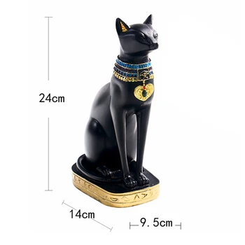 Senovinių Namų Puošybai Egipto Deivės Bastet Katės Kolekcines, Statulėlės Statula Namų Biuro Dekoras Katės Statulėlės