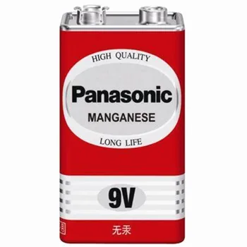 5vnt Originalus Panasonic 9V 6F22ND baterija Super Sunkiųjų Sausųjų Baterijų Ne Įkraunamas Radijo,vaizdo Kameros,Žaislai ir t.t