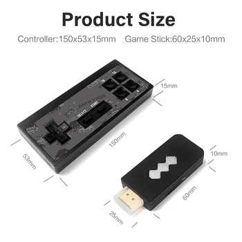 TV Vaizdo Žaidimų Konsolės, Žaidimai, Y2-HD HDMI Built-in 568 Wireless Gamepad Dual žaidėjų Žaidimo Pramogos Prekes
