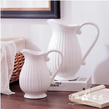 Kūrybos šiuolaikinės Viduržemio jūros regiono stiliaus keramikos vaza, home office restoranas, baras, stalo papuošimas, vestuvių dovana