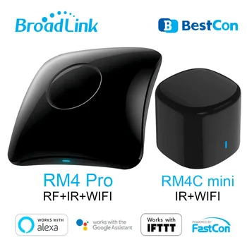 Broadlink RM4 PRO WiFi IR RF Universalus Nuotolinio valdymo pultelis Smart Home Con RM4C Mini IR Valdytojas Veikia su Alexa 
