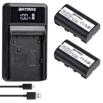 Geodeziniai baterija GEB211 GEB212 2600mAh +LED USB Įkroviklio TPS1200,ATX1200,GPS1200,GRX1200,RX1200,TC1200 viso stotis