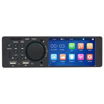 4.1 Colių 1 Din Dual USB, Bluetooth, Touch Screen MP5 Player Auto Stereo Radijo Paramos Greitai įkrauna Telefoną ir Galinio vaizdo Kamera