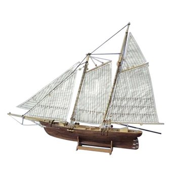Lenktynių Jachta Amerikos Valtis Rinkinys, Surinktas: Sukurti Savo Mediniai Laivo Modelis