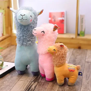 Naujas talismanas Kalėdų dovana Alpaka pliušinis žaislas, minkštos medvilnės žaislas vaikams, Brinquedos gyvūnų žaislas