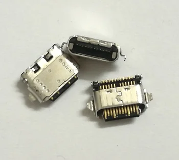 100vnt micro mini usb, įkroviklio jungtis Jack lizdas įkrovimo lizdas moterų maitinimo kištukas Motorola dėl Moto G6