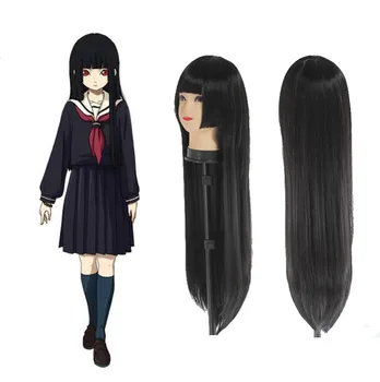 Nemokamas pristatymas Anime Pragarą Mergina Enma Ai Cosplay Perukas Helovinas Šalis Etape Žaisti ilgais Plaukais
