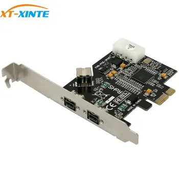 XT-XINTE 1394B 2+1 Skaitmeninio Filmavimo PCI Express PCI-E x1, 3-Port 1394B Valdytojas Pridėti Kortelę 